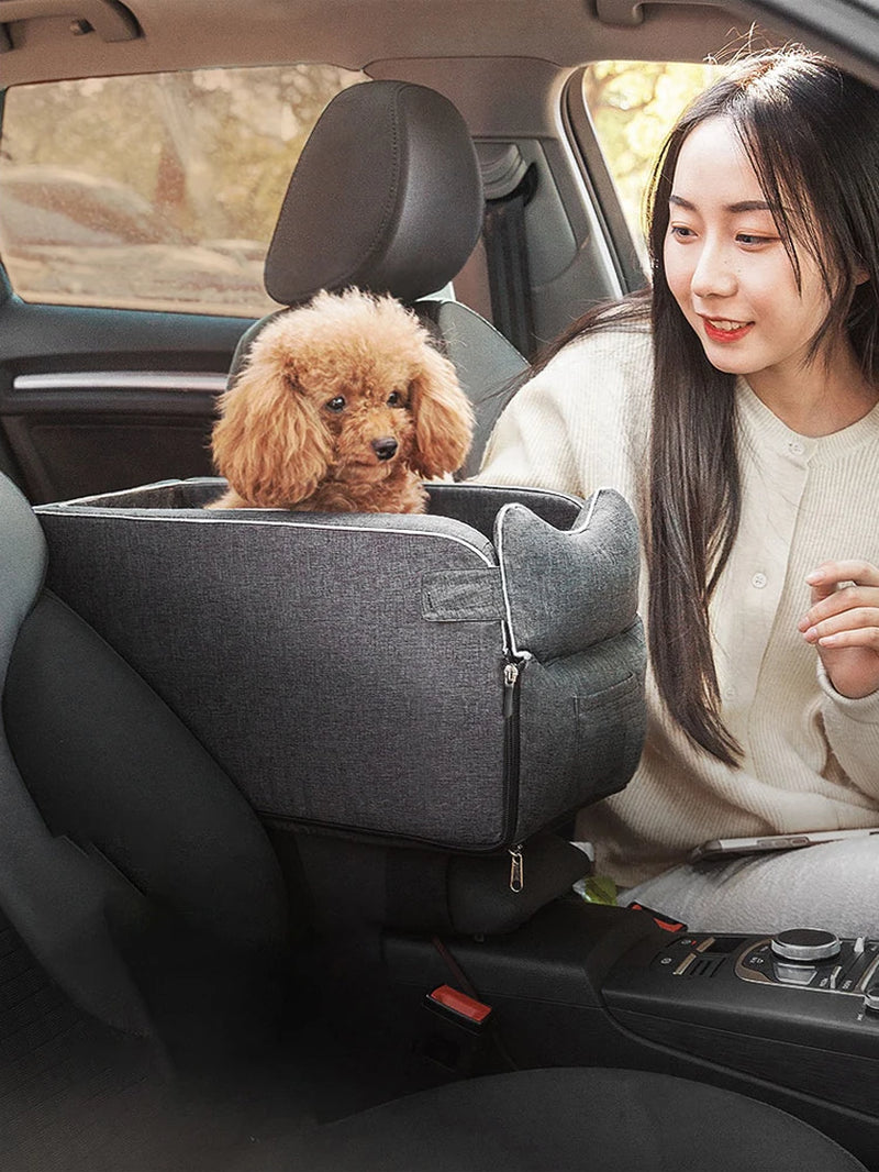 Portable Dog Cat Car Seat Travel Companionship 