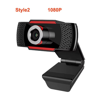 1080P 720P 480P HD Webcam with Mic Rotatable PC Desktop Web Camera Cam Mini Computer Webcamera Cam Video Recording Work