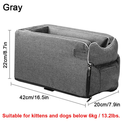 Portable Dog Cat Car Seat Travel Companionship 