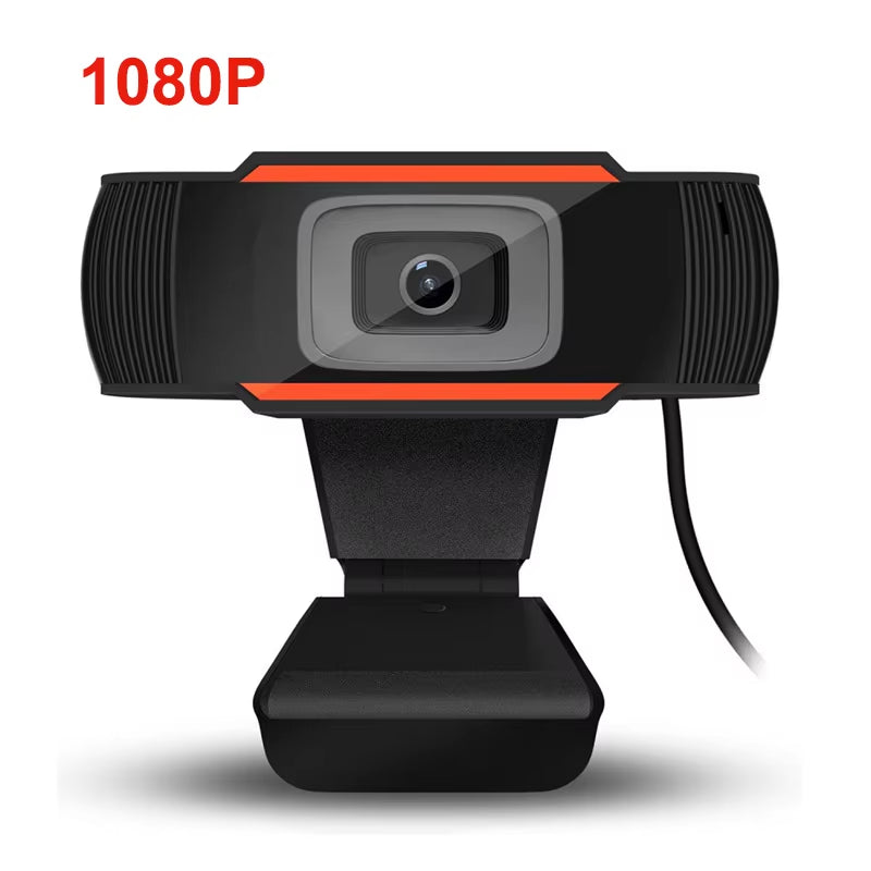 1080P 720P 480P HD Webcam with Mic Rotatable PC Desktop Web Camera Cam Mini Computer Webcamera Cam Video Recording Work