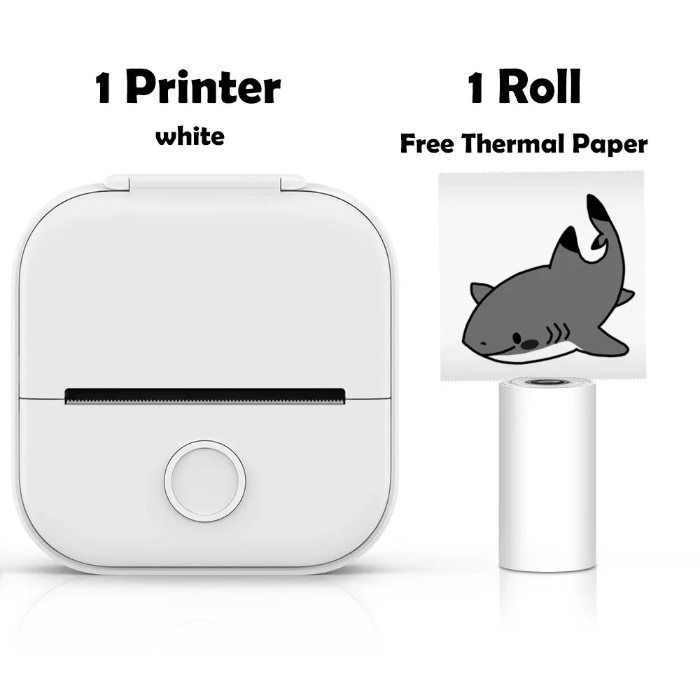 T02 Mini Thermal Printer Wireless Mini Pocket Printer