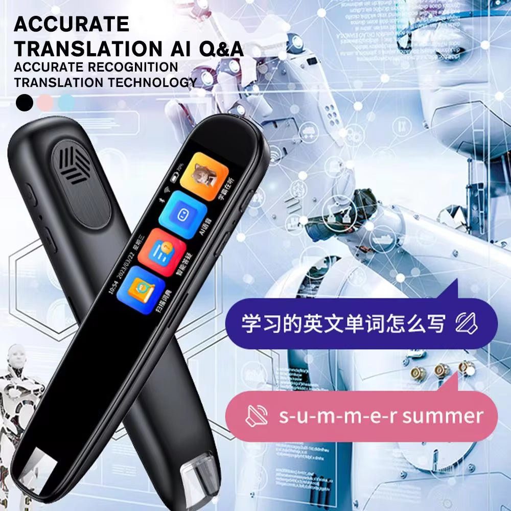 Offline Translation Pen – Smart Scanning, 123 Languages.